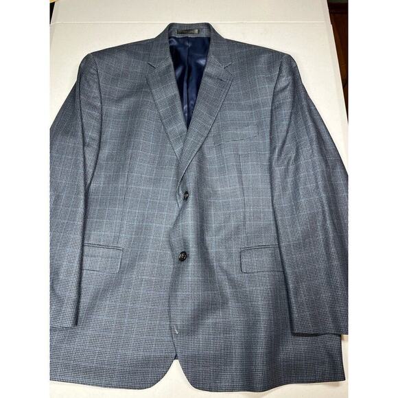 Lauren Ralph Lauren Wool Silk Blend Button Front Suit Coat Blazer Mens 44S - Picture 1 of 9